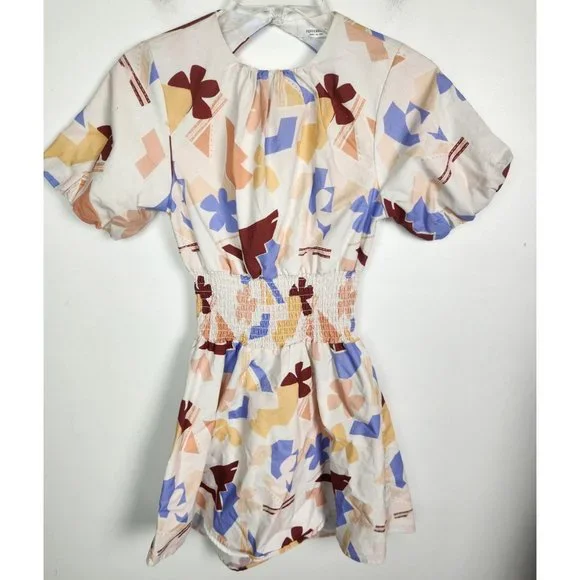 PEPPERMAYO Women's Sz. 4/1 Lani Linen Mini Dress – Abstract Resort - Picture 3 of 9
